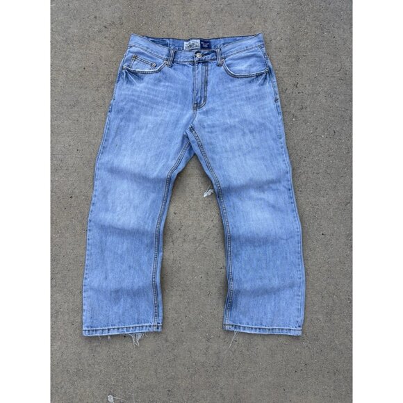 Vintage Y2K Light Washed Denim Aeropostale Bootcut Baggy Loose Fit - Picture 6 of 11